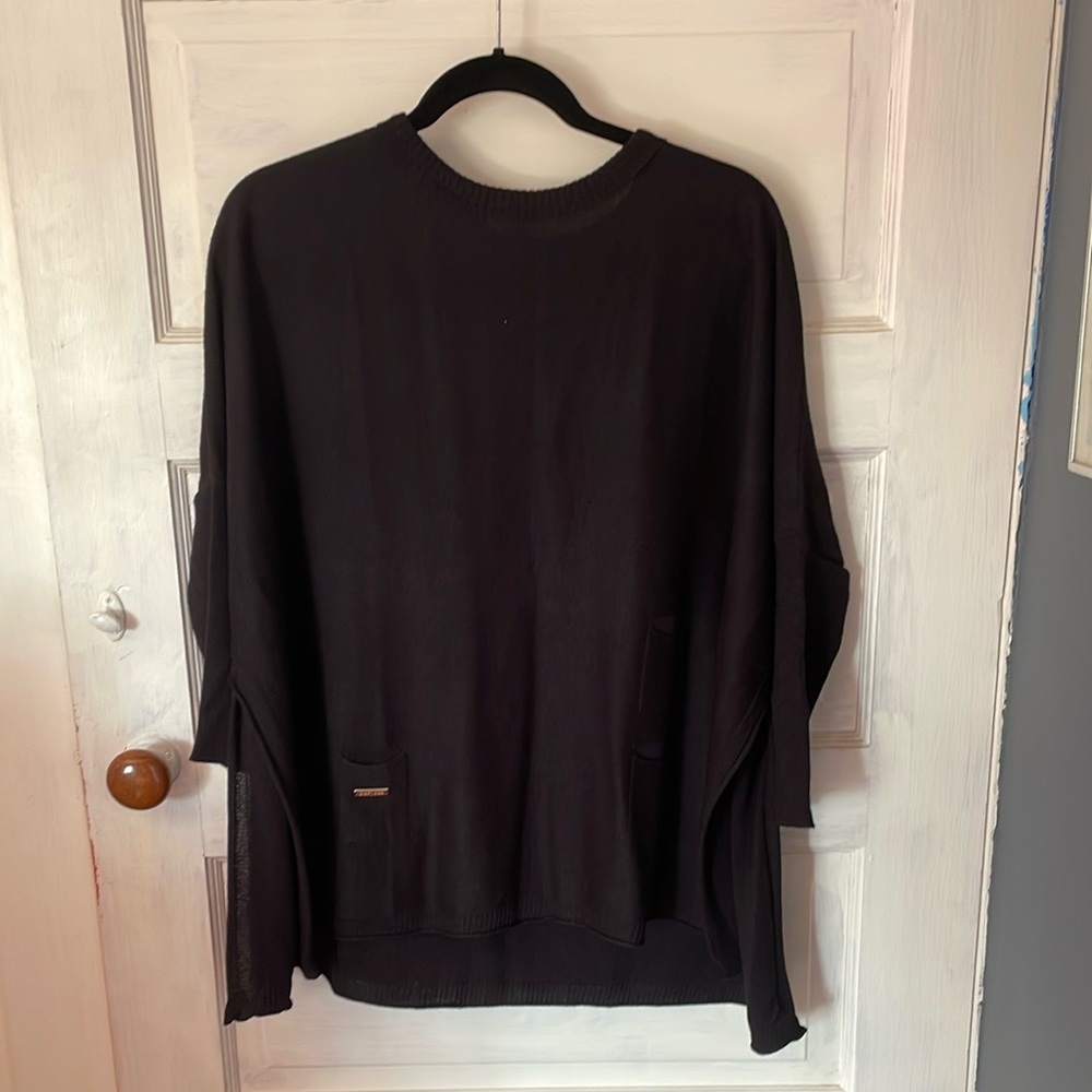 Mer Sea Black Sweater One Size